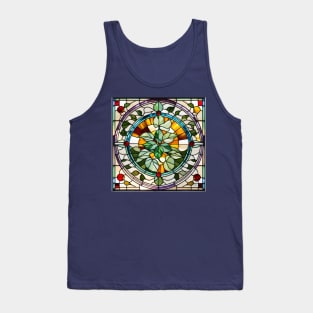 Pothos Explosion Stained Glass Tank Top